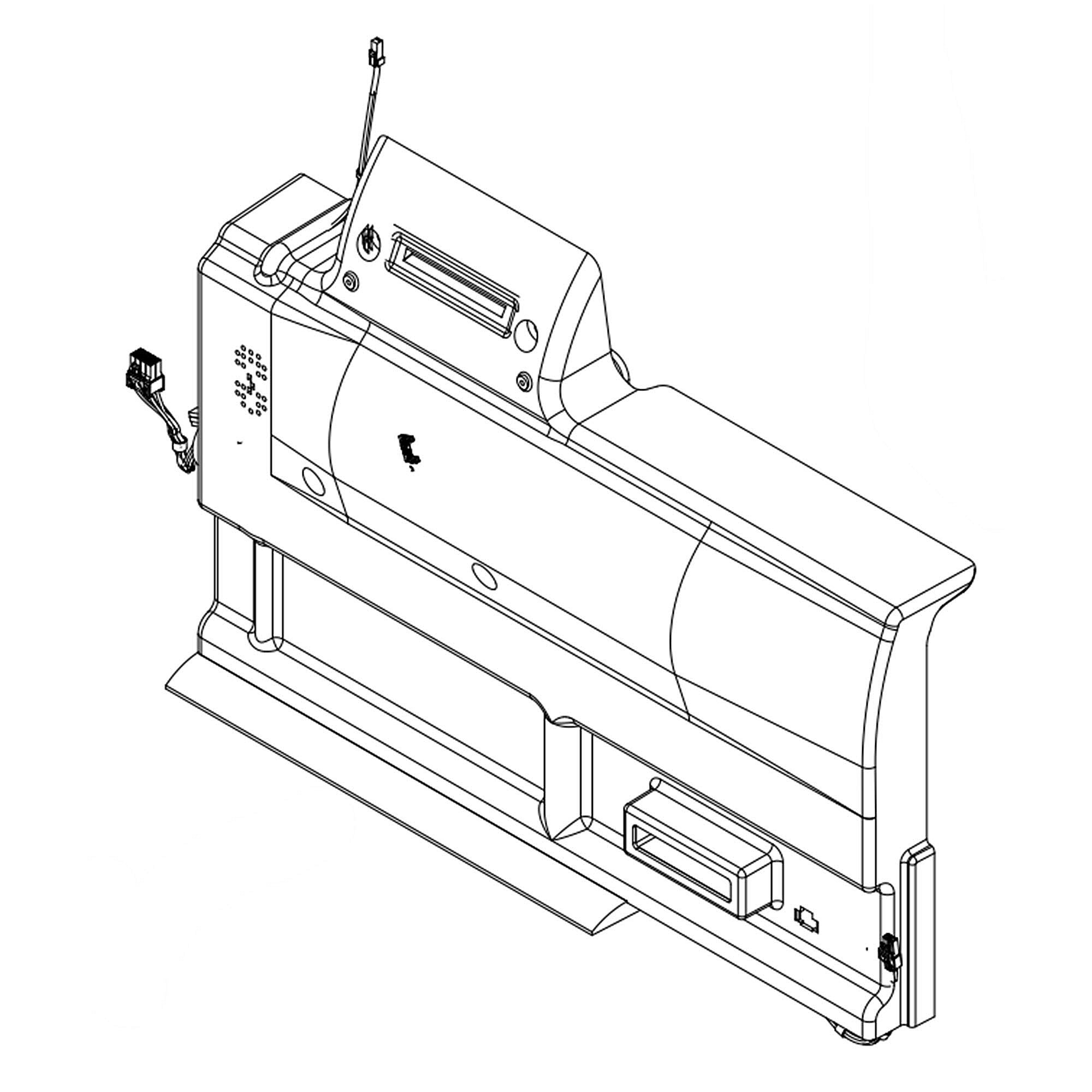 Part #w11610999, Refrigerator Air Duct And Evaporator Cover With Fan