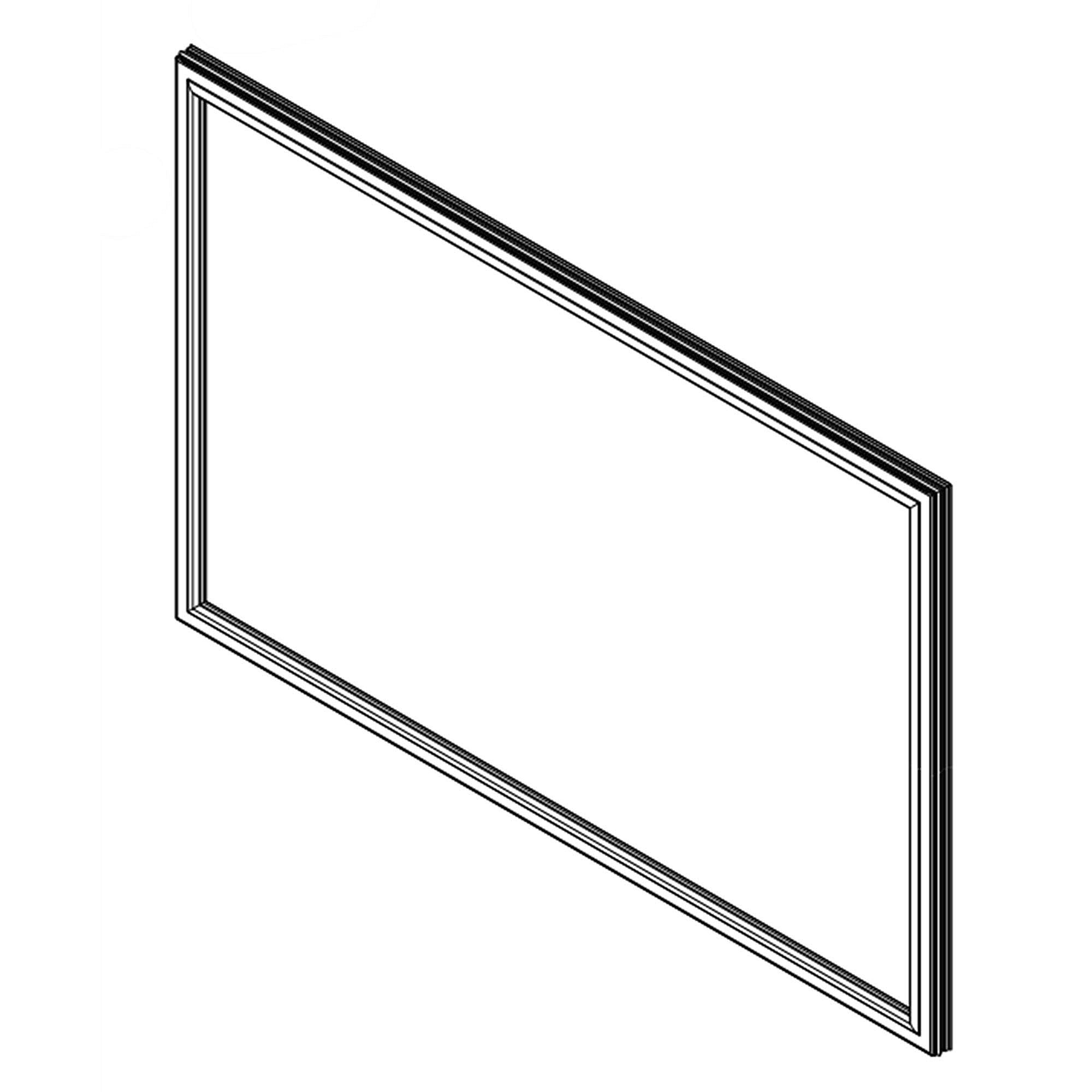 Part #w11625017, Refrigerator Freezer Door Gasket (Replaces W10460583) / 23.25 x 19.75 x 2.25