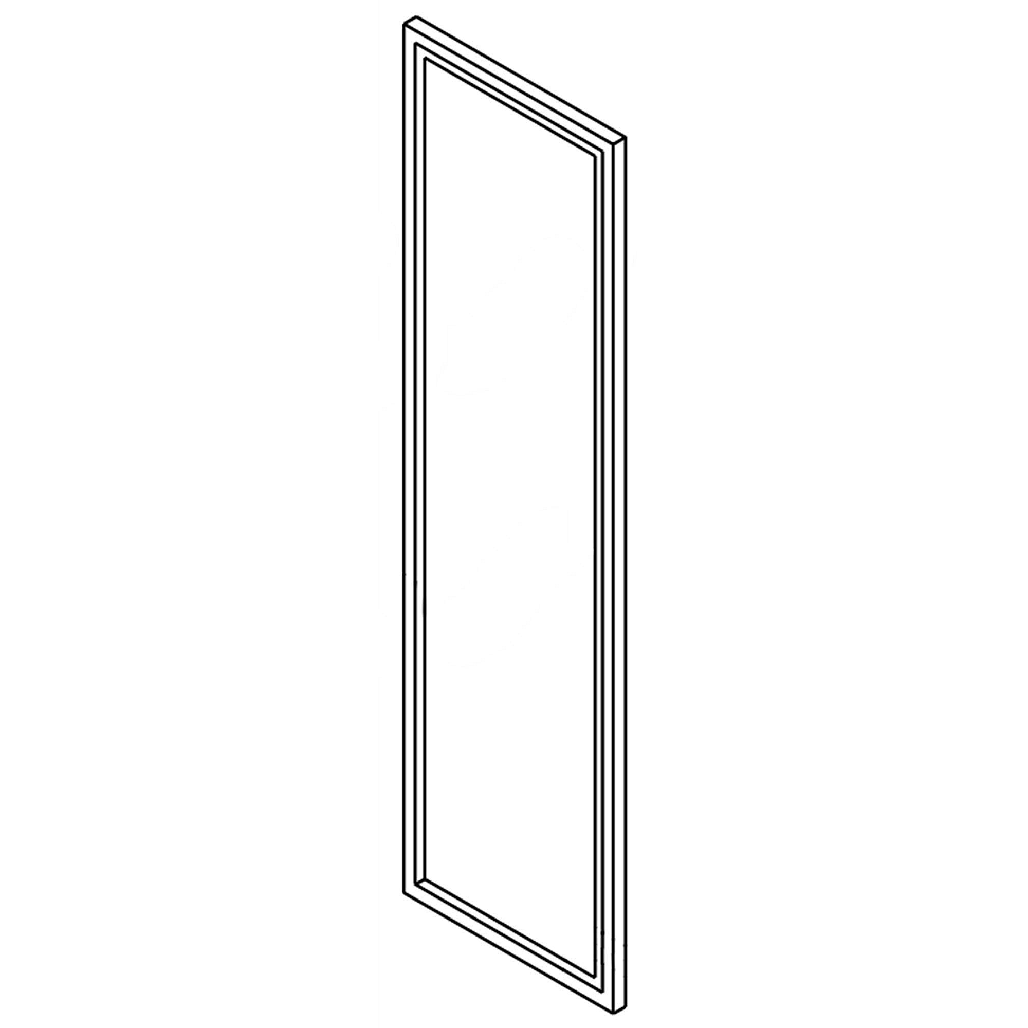 Part #w11625072, Refrigerator Door Gasket (Gray) / 27.00 x 30.50 x 2.25