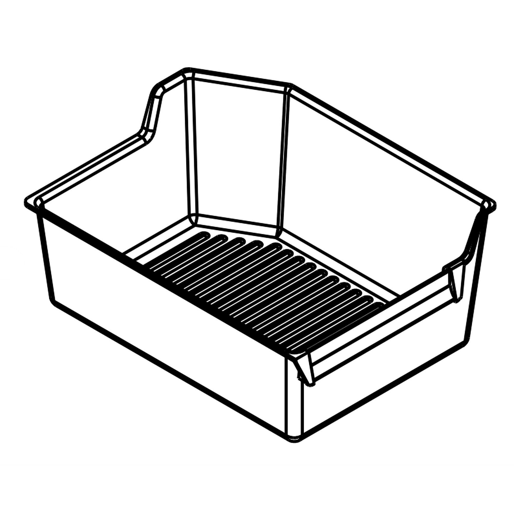 Part #w11625904, Refrigerator Ice Bin | 17.00 x 5.75 x 8.50