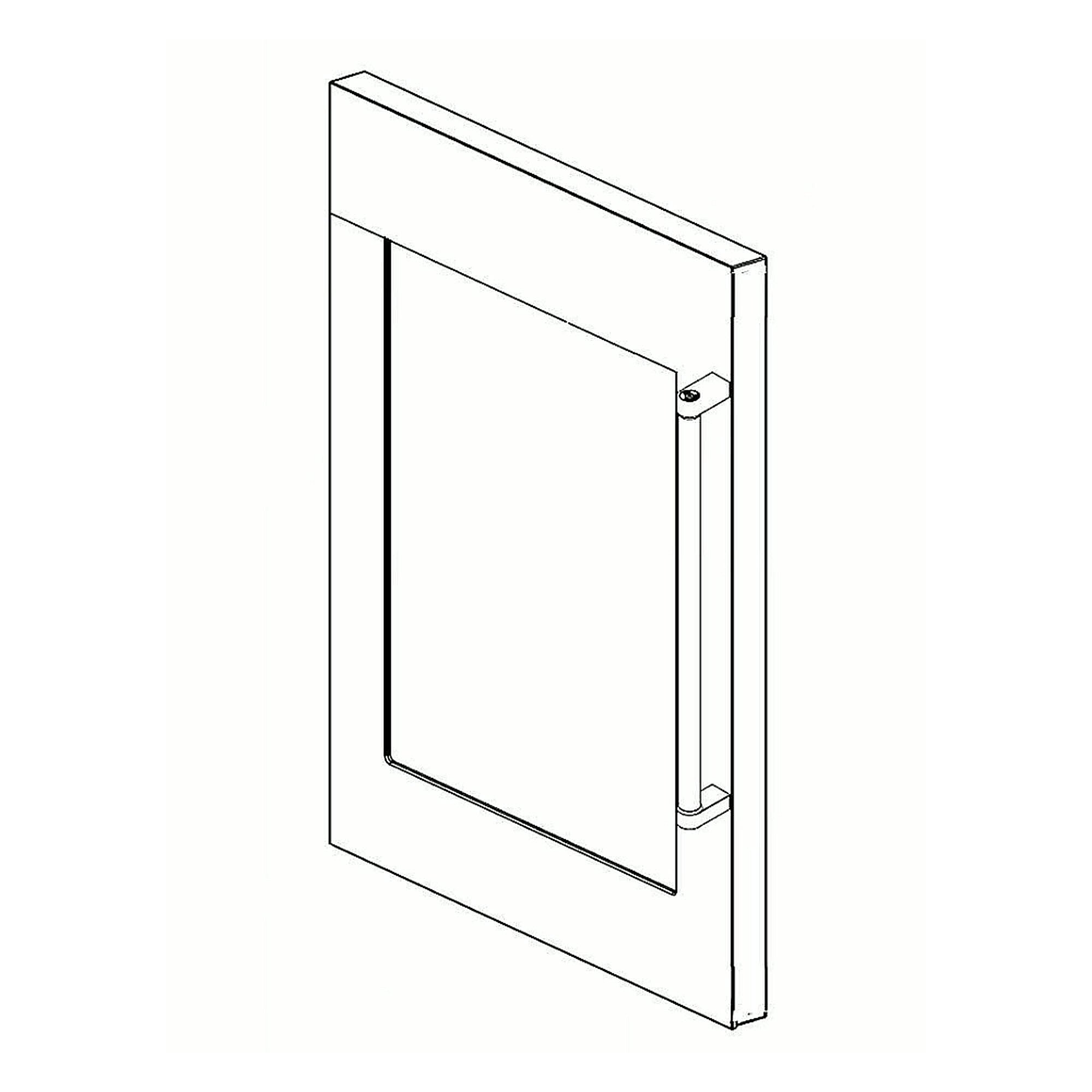 Part #w11644056, Beverage Cooler Left-Hinged Door Assembly