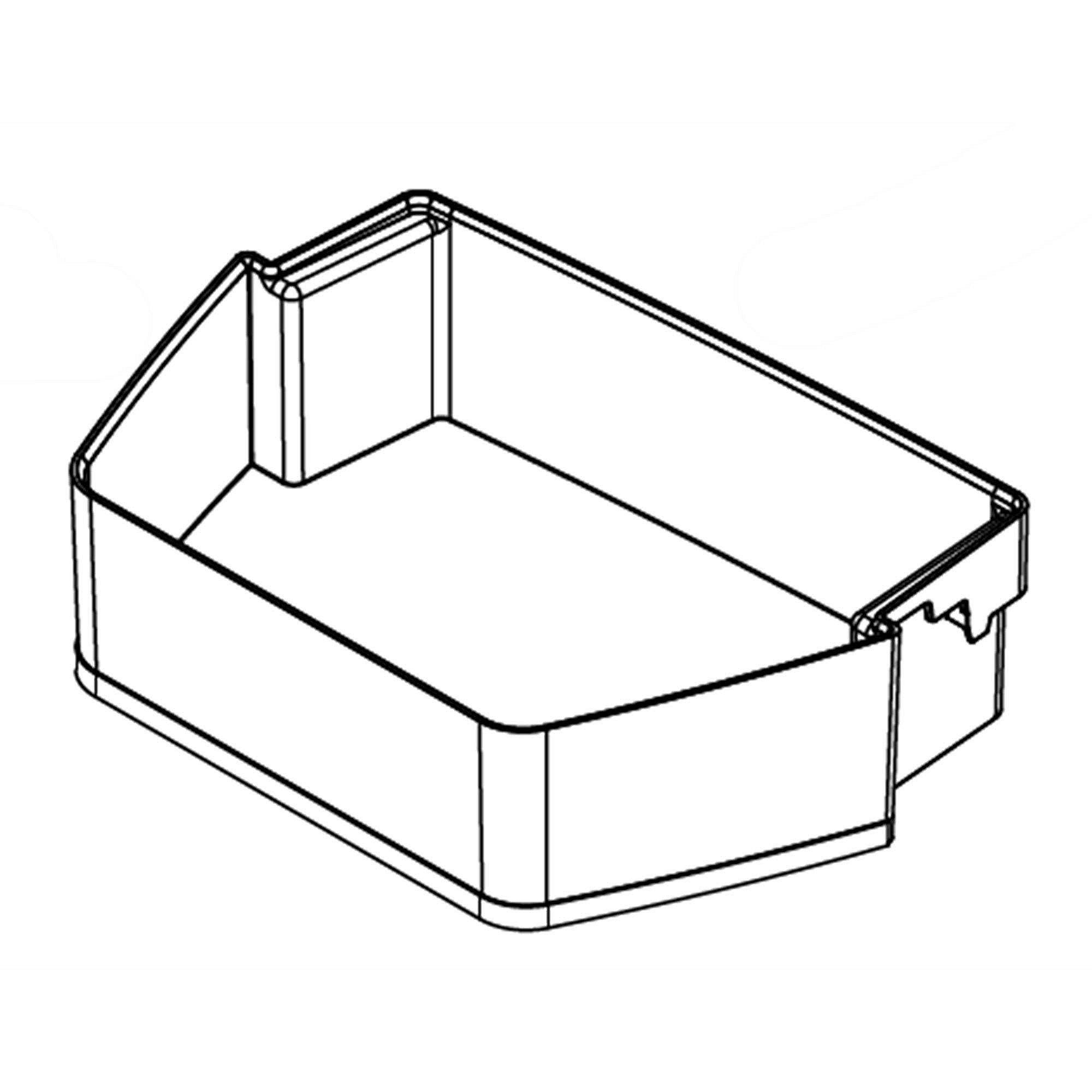 Photo of Part #w11680597, Bin-Gallon K from Repair Parts Direct