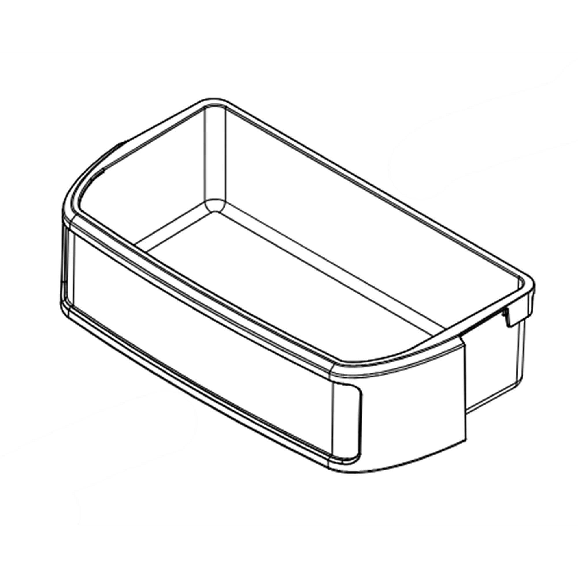 Part #w11706640, Refrigerator Door Gallon Bin (Replaces W10355264, Wpw10355264)