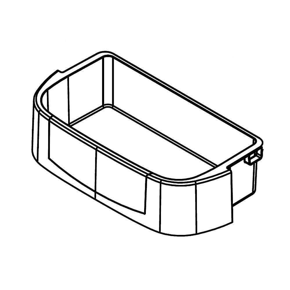 Photo of GE Part #wp12918704, Refrigerator Door Bin, 1-Gal | 11.63 x 5.25 x 10.00 from Repair Parts Direct