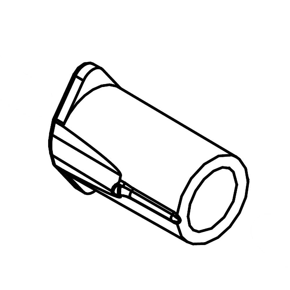 Part #wp13062602, Refrigerator Shelf Support / 1.25 x 1.00 x 0.50