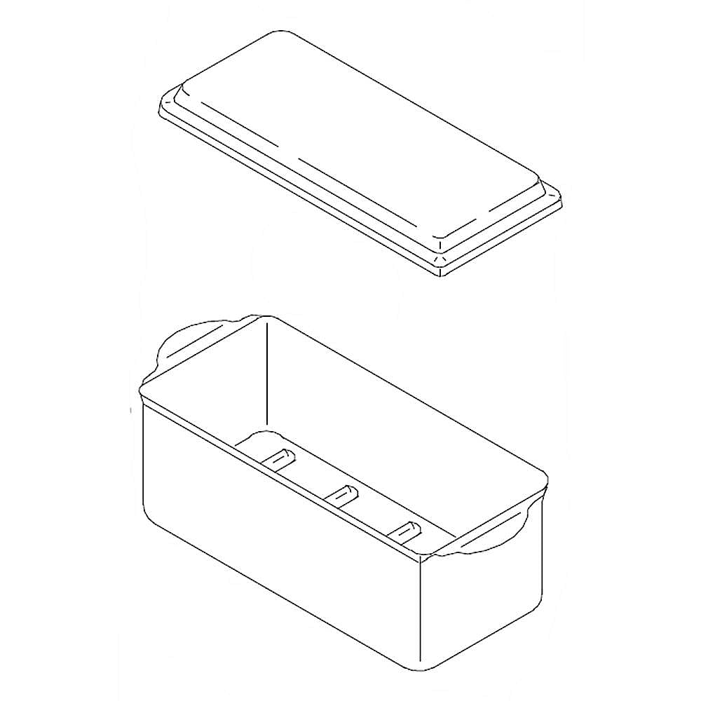 Photo of Part #wp2221071A, Egg | 16.25 x 6.50 x 7.00 from Repair Parts Direct
