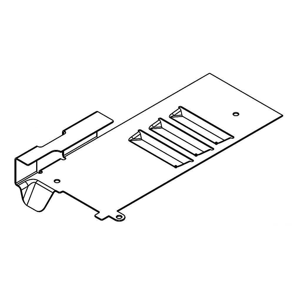 Part #wp2221231, Refrigerator Shield / 11.75 x 5.25 x 5.75