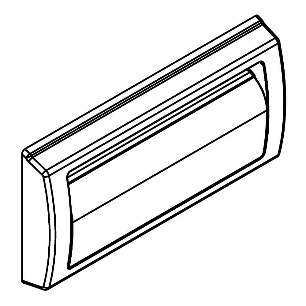Part #wp2256247, Refrigerator Pan Front / 8.32 x 3.82 x 18.63