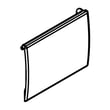 Refrigerator Ice Maker Compartment Door for KitchenAid KBSN602ESS00 - Part WP2266934
