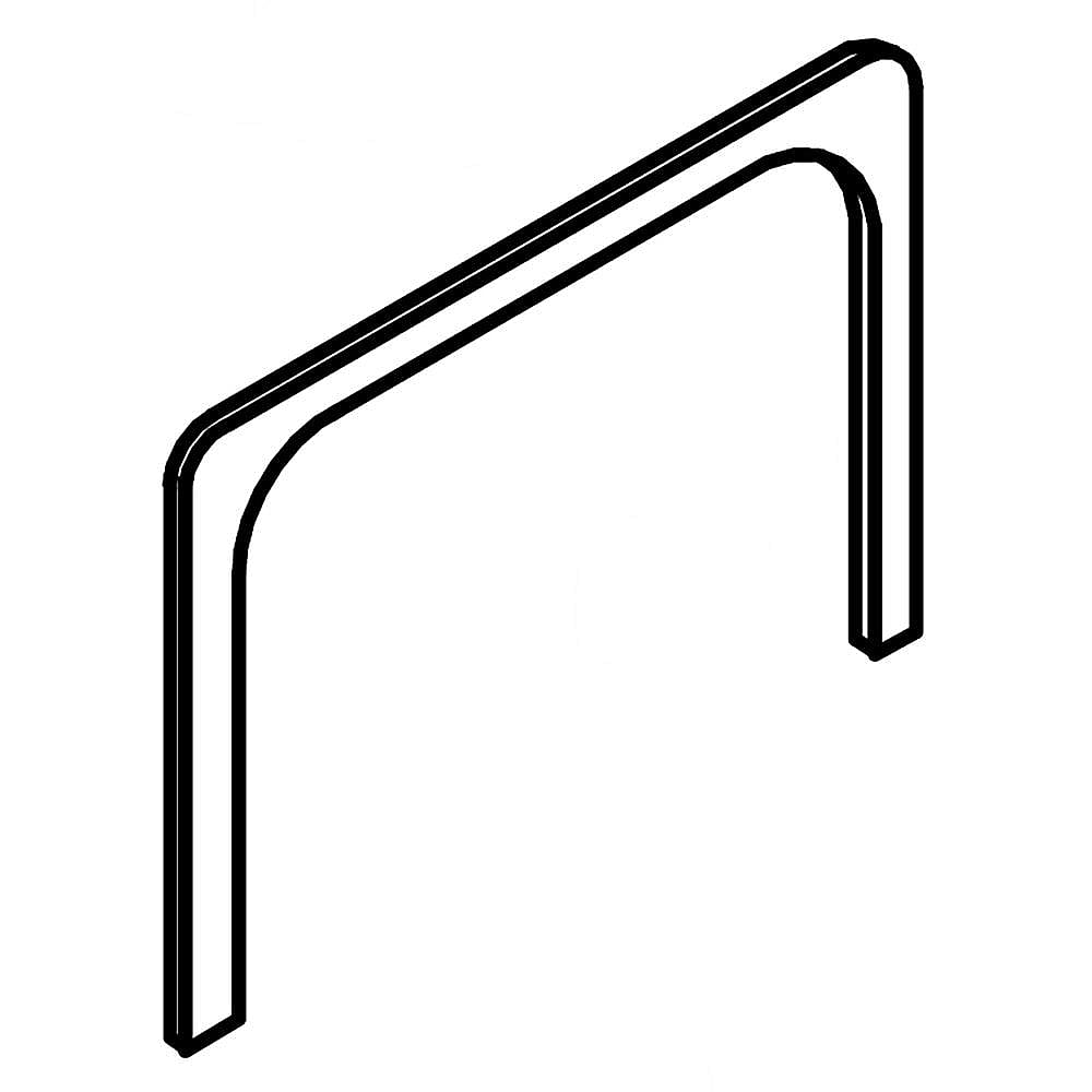 Photo of GE Part #wp2302817, Refrigerator Gasket | 3.44 x 2.82 x 30.94 from Repair Parts Direct