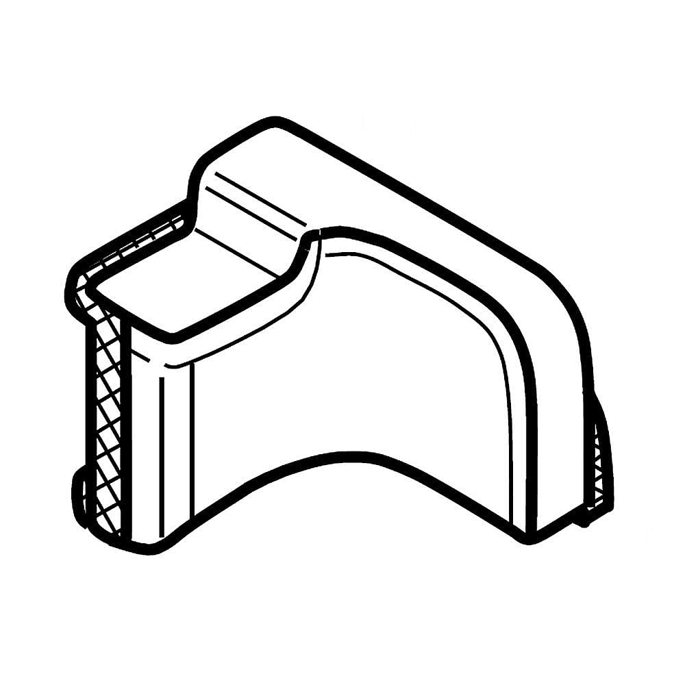 Part #wp2309222, Refrigerator Diffuser / 9.75 x 5.25 x 9.50