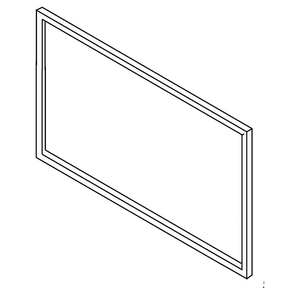 Photo of GE Part #wp2319263W, Refrigerator Freezer Door Gasket | 23.00 x 20.00 x 2.50 from Repair Parts Direct
