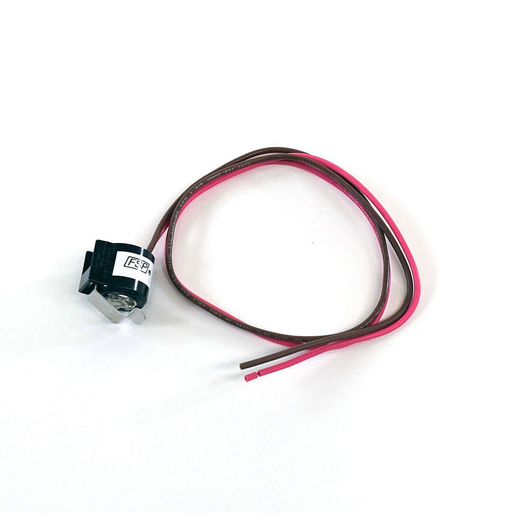 Part #wp2321800, Refrigerator Defrost Bi-Metal Thermostat (Replaces 2321800) / 3.75 x 3.75 x 1.25