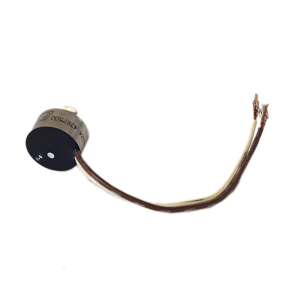 Photo of GE Part #wp4387500, Refrigerator Defrost Bi-Metal Thermostat | 4.25 x 2.75 x 1.12 from Repair Parts Direct