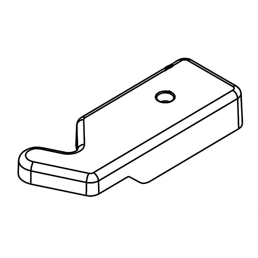 Photo of GE Part #wpw10120102, Refrigerator Cover | 2.75 x 6.58 x 0.75 from Repair Parts Direct