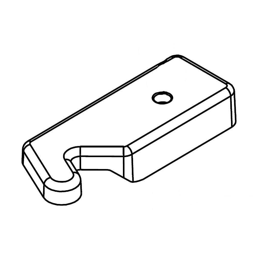 Photo of GE Part #wpw10120103, Refrigerator Cover | 6.75 x 0.50 x 3.00 from Repair Parts Direct