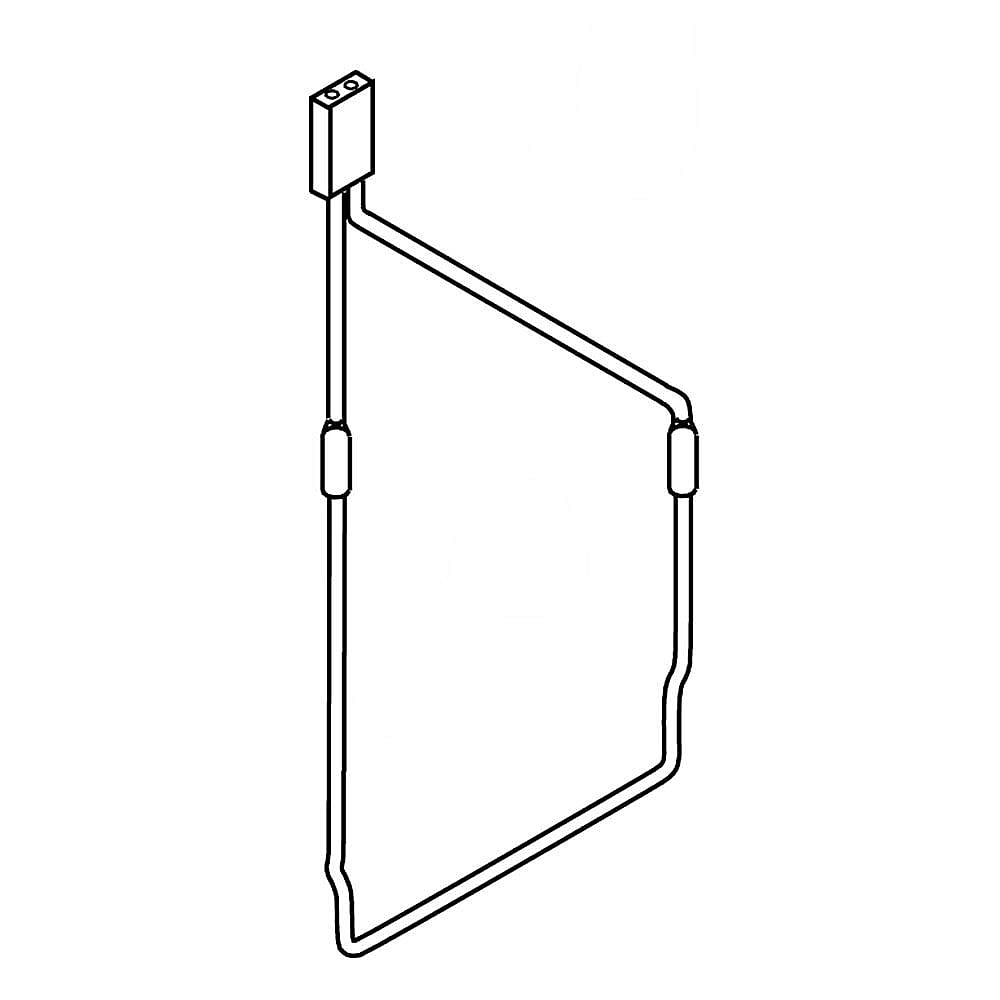 Part #wpw10140162, Refrigerator Defrost Heater | 23.75 x 19.50 x 3.00