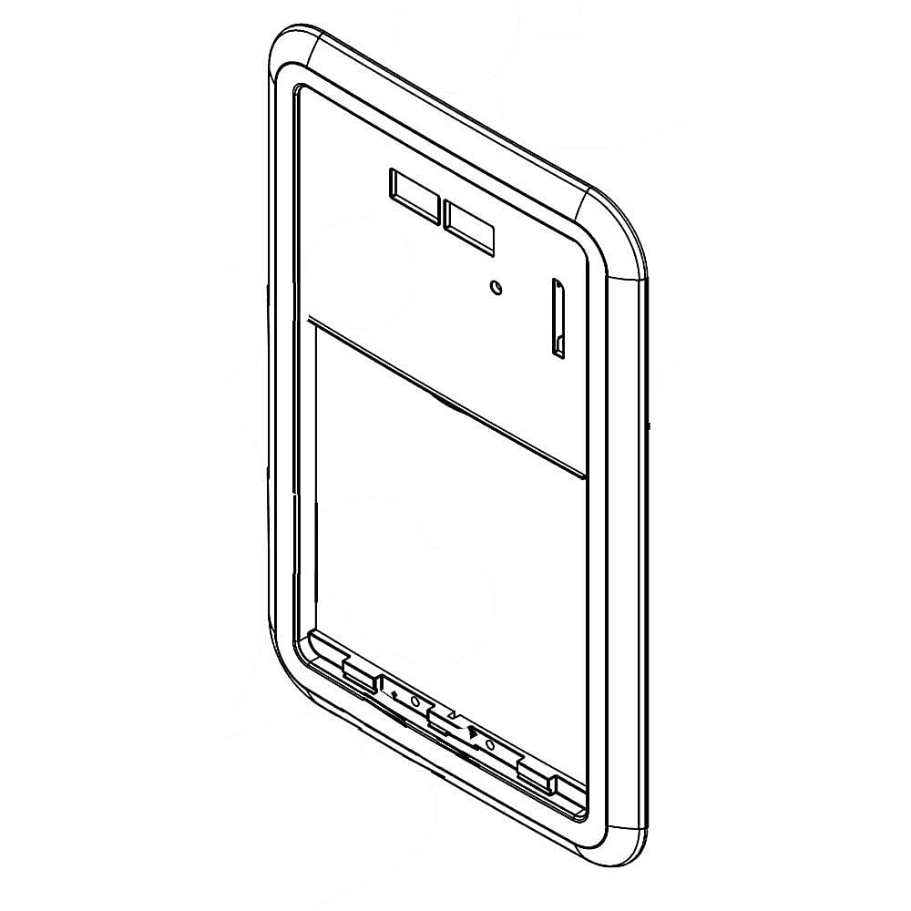 Photo of GE Part #wpw10164982, Refrigerator Dispenser Cover | 16.07 x 2.82 x 13.50 from Repair Parts Direct