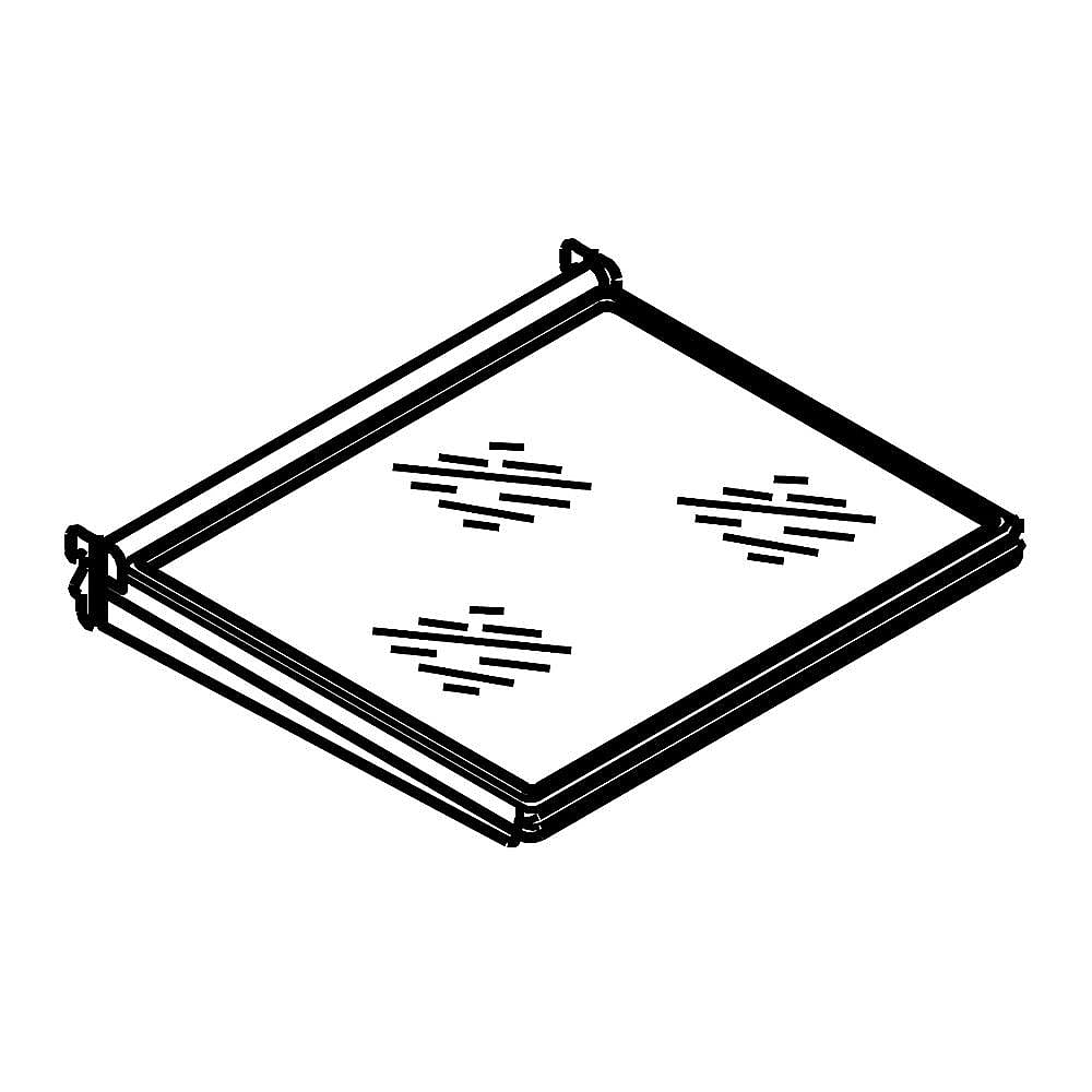 Part #wpw10198701, Shelf Assembly | 14.00 x 3.00 x 8.00