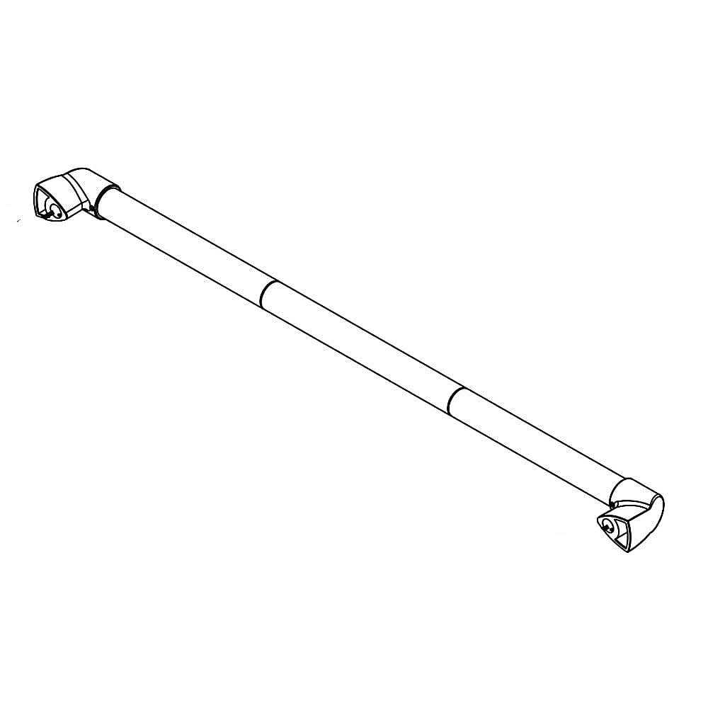 Part #wpw10210625, Refrigerator Freezer Door Handle | 2.00 x 5.00 x 4.00