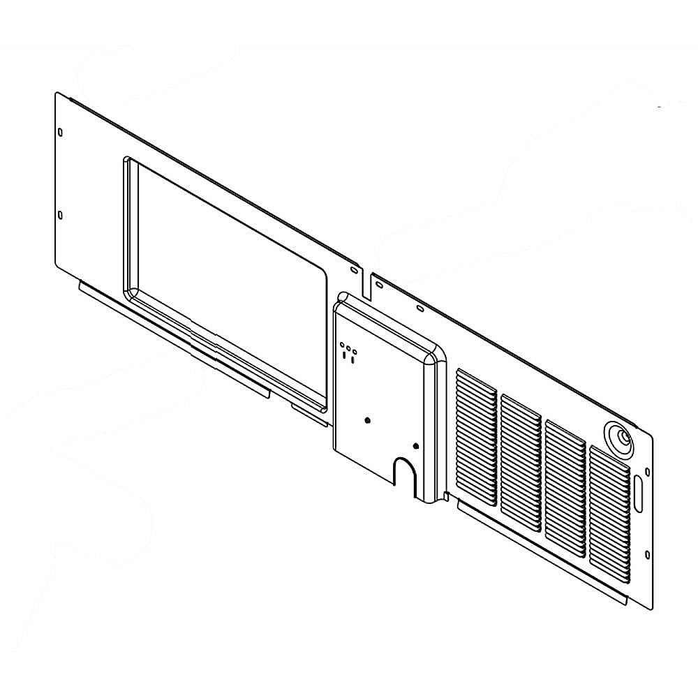 Part #wpw10211855, Refrigerator Back Cover / 10.19 x 5.57 x 36.63