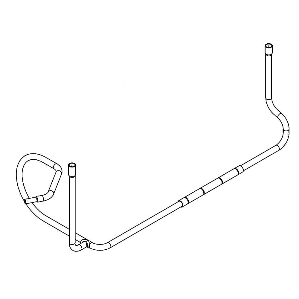 Part #wpw10223328, Refrigerator Tube / 18.50 x 7.10 x 7.25