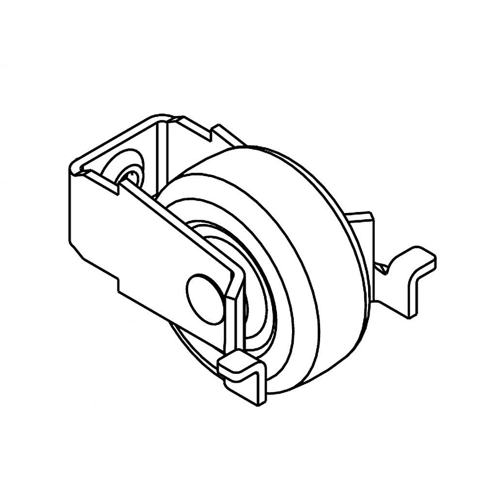 Part #wpw10250570, Refrigerator Roller Assembly / 2.62 x 2.37 x 1.50