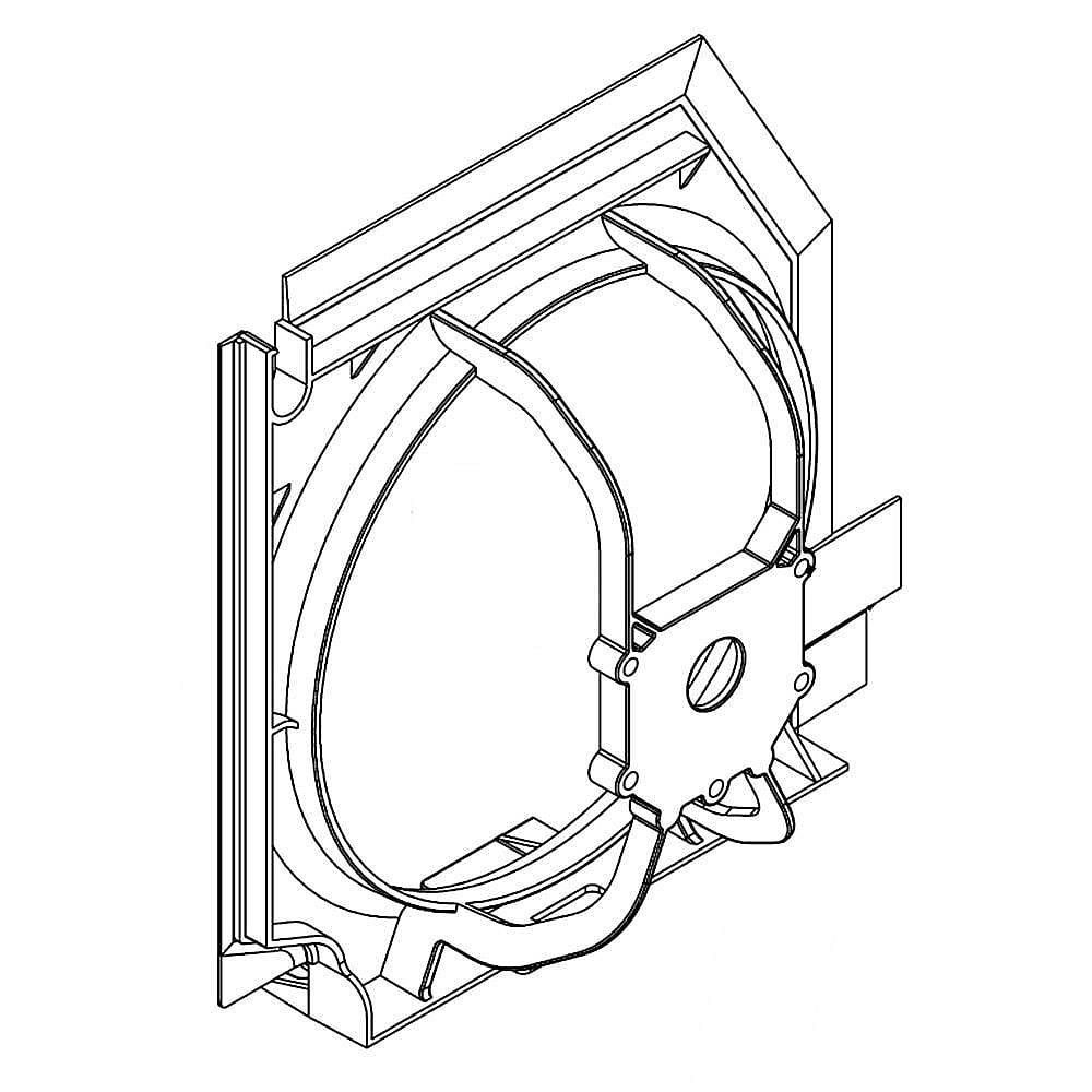 Part #wpw10251467, Refrigerator Air Baffle / 11.63 x 5.25 x 10.00
