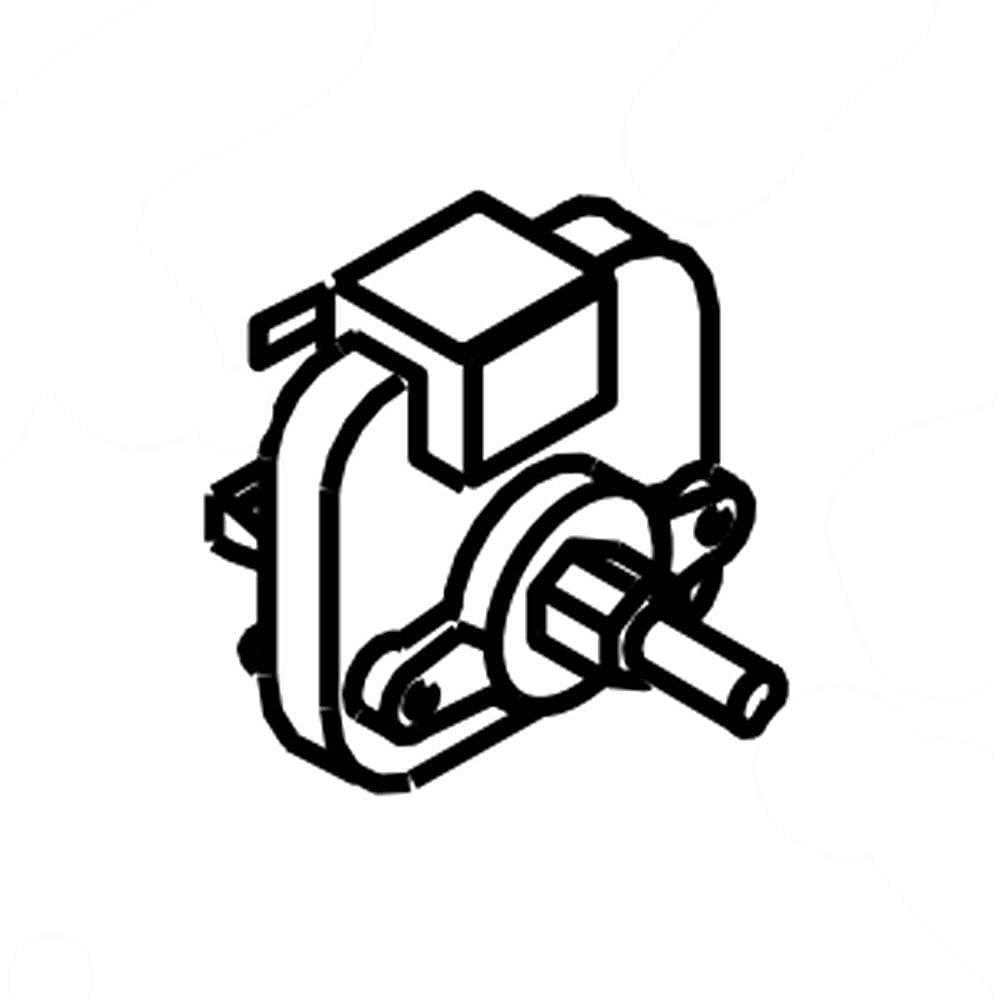 Part #wpw10253821, Refrigerator Evaporator Fan Motor (Replaces W10253821) / 4.75 x 4.25 x 5.88