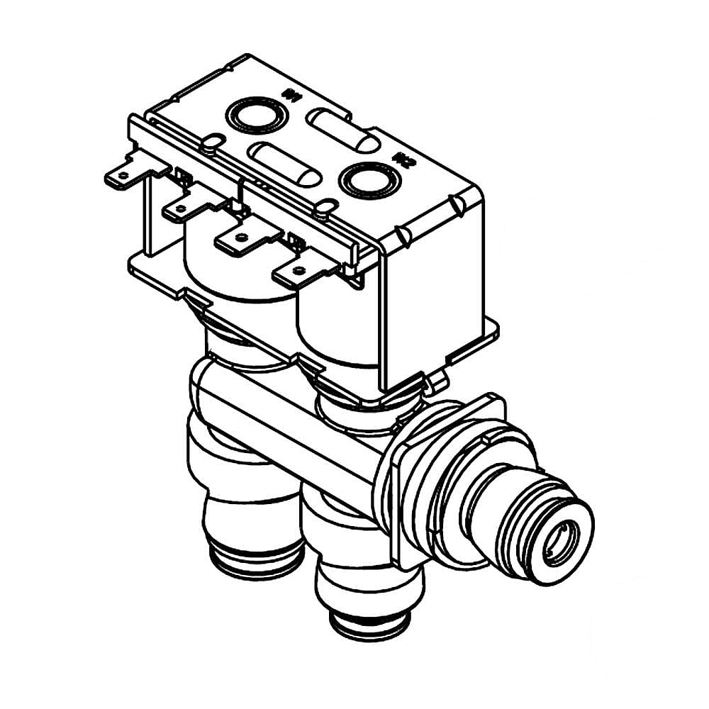 Part #wpw10258564, Refrigerator Inlet Valve / 4.50 x 4.75 x 3.63