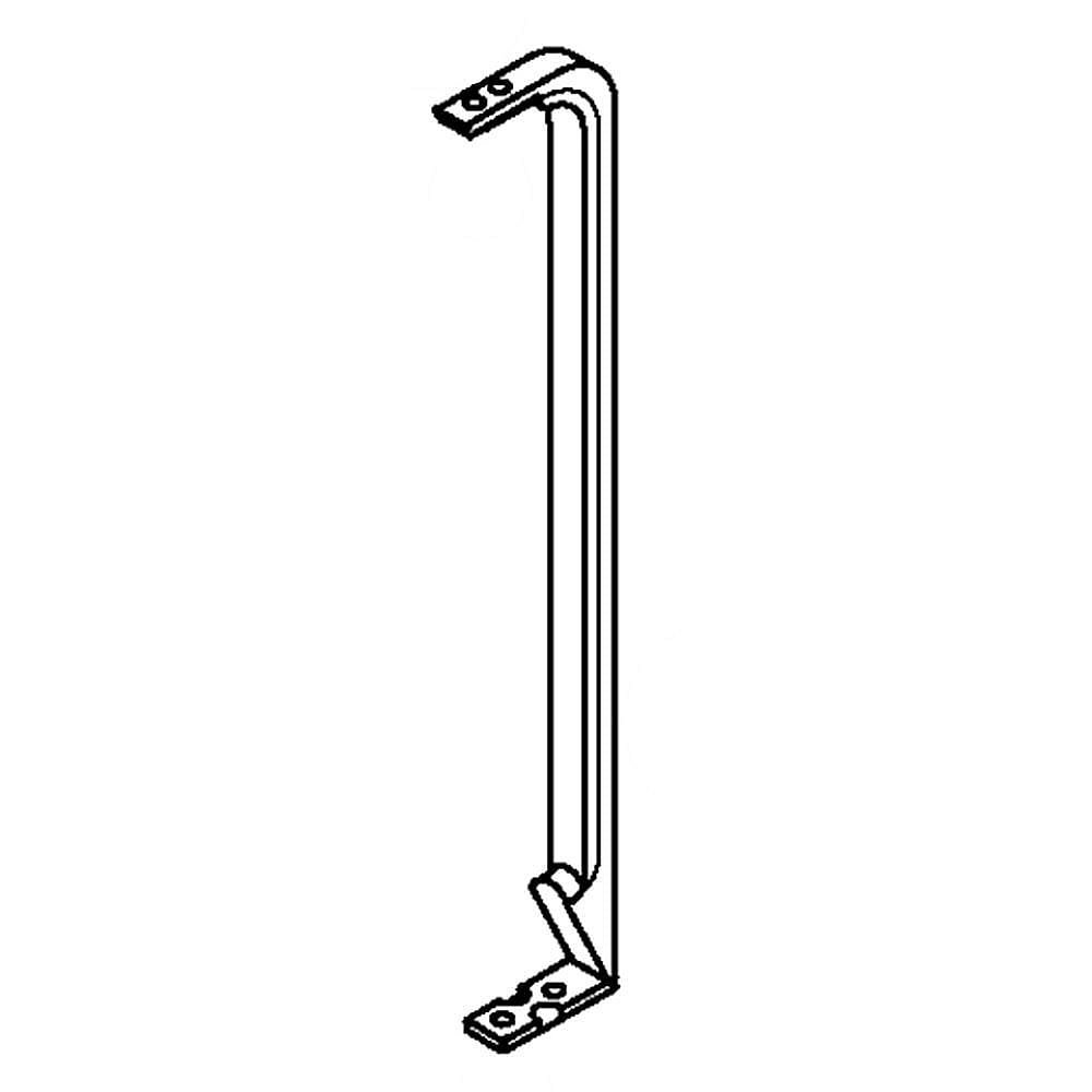 Part #wpw10292303, Refrigerator Door Handle (Black) | 22.00 x 1.00 x 1.00