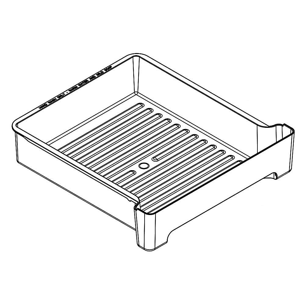 Photo of GE Part #wpw10308848, Refrigerator Deli Drawer | 25.13 x 6.38 x 19.38 from Repair Parts Direct