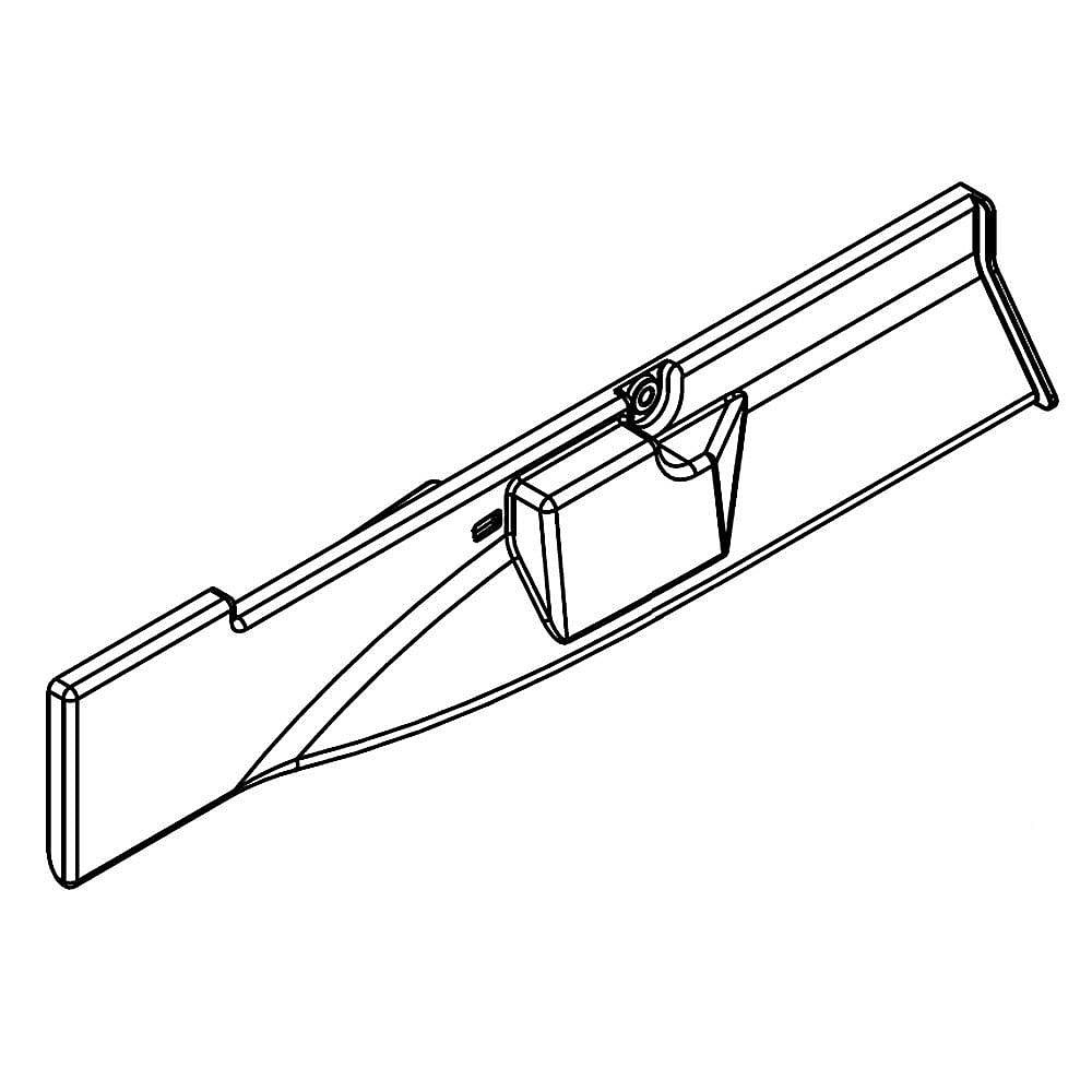 Photo of GE Part #wpw10309869, Refrigerator Cover | 15.00 x 2.75 x 1.25 from Repair Parts Direct