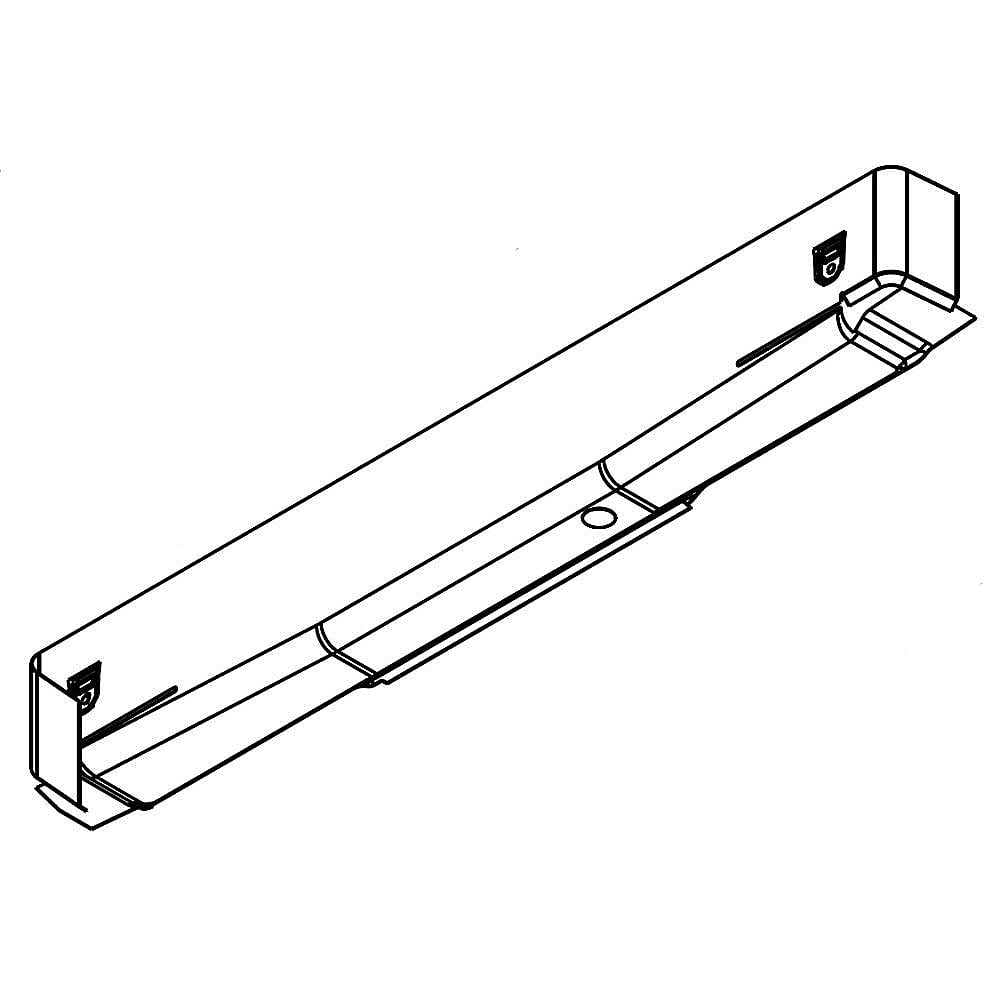 GE Part #wpw10314195, Refrigerator Shield | 5.07 x 3.44 x 27.19