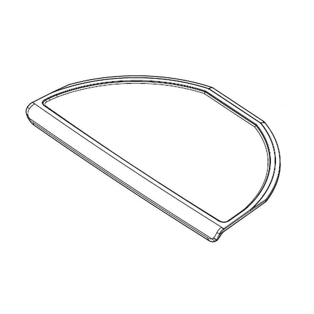 Part #wpw10322873, Refrigerator Dispenser Drip Tray (Black) / 7.50 x 3.50 x 0.50
