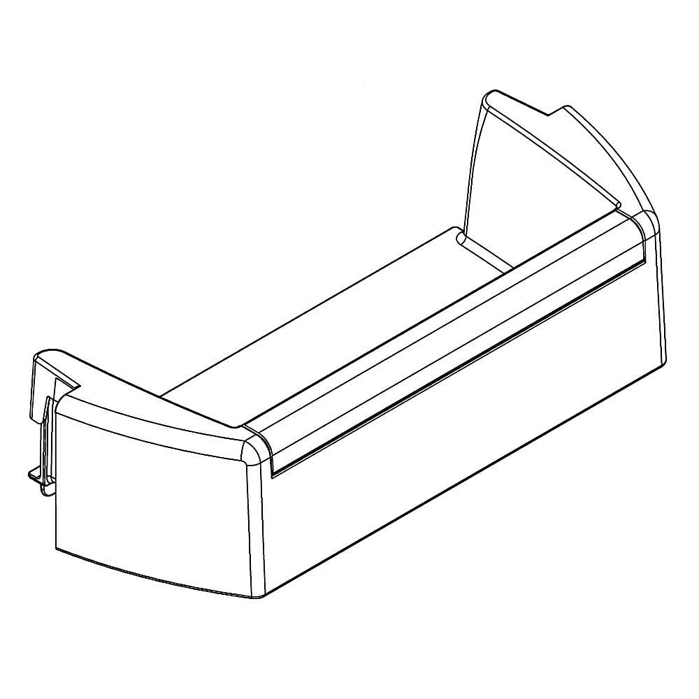 Photo of GE Part #wpw10335218, Refrigerator Freezer Door Bin | 15.25 x 5.25 x 5.75 from Repair Parts Direct