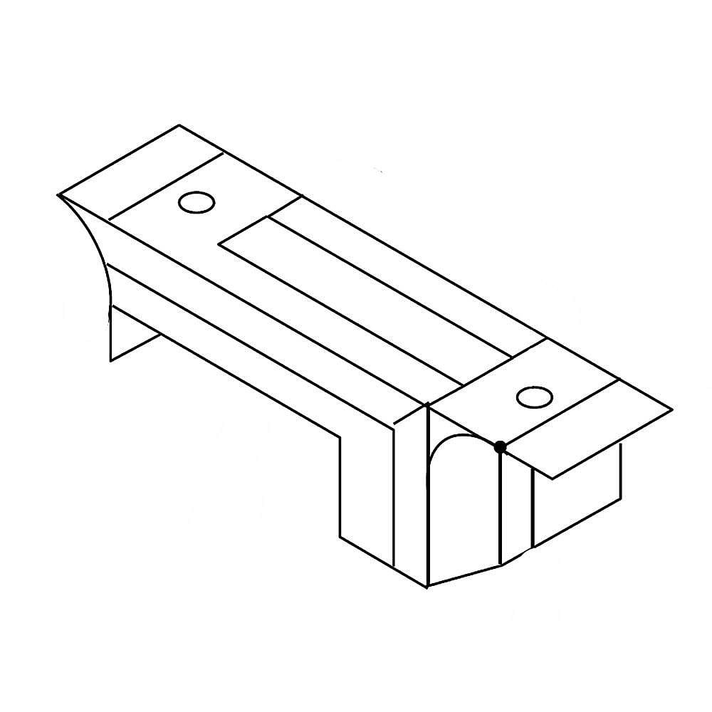Part #wpw10344432, Pivot Block / 4.00 x 2.00 x 1.00