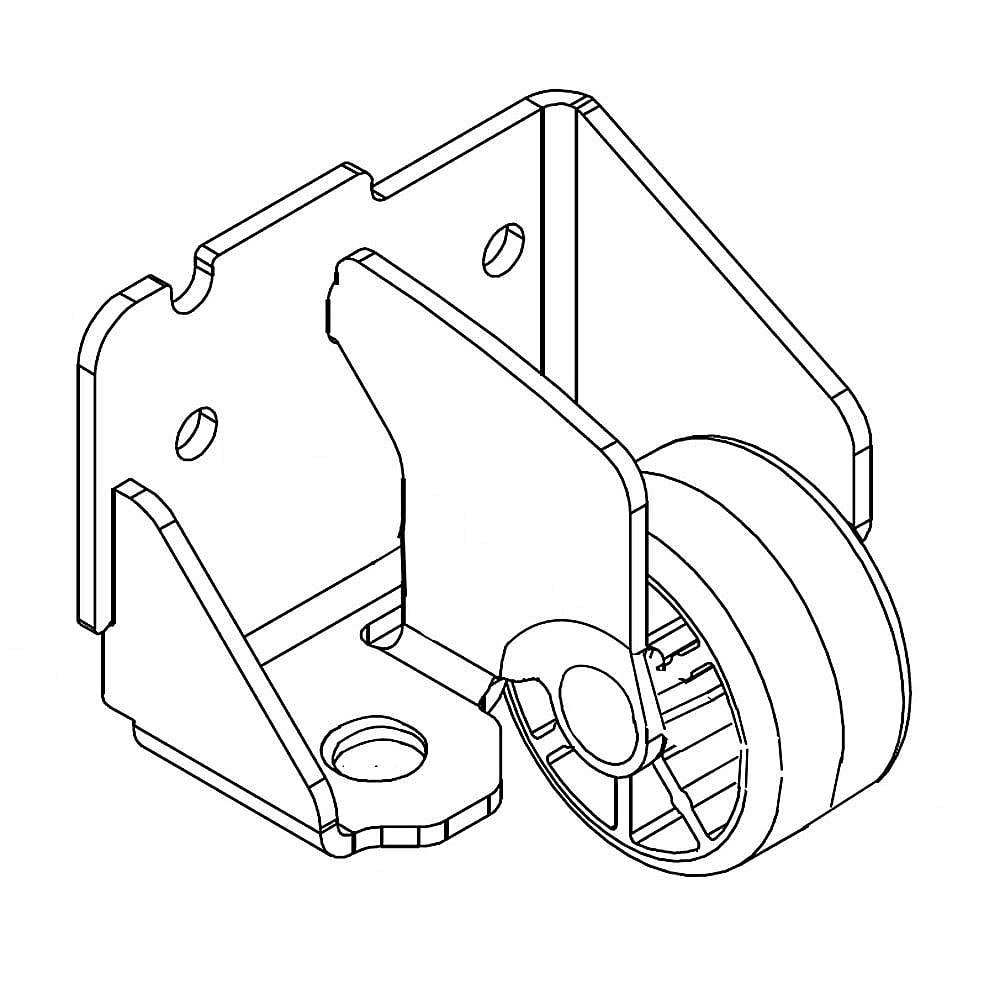 Part #wpw10359256, Refrigerator Roller / 3.00 x 2.00 x 3.00