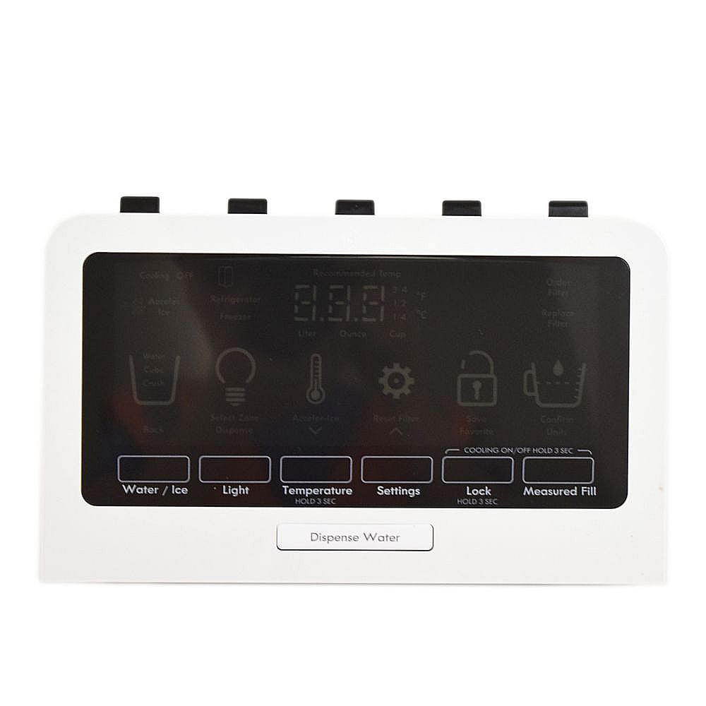 Part #wpw10393889, Refrigerator Dispenser Control Board (White) / 11.75 x 5.25 x 5.75