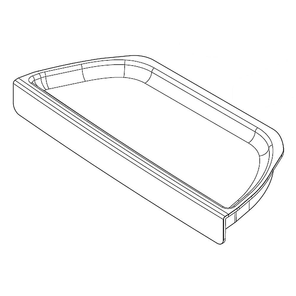 Part #wpw10400887, Refrigerator Dispenser Drip Tray / 3.00 x 5.00 x 9.00