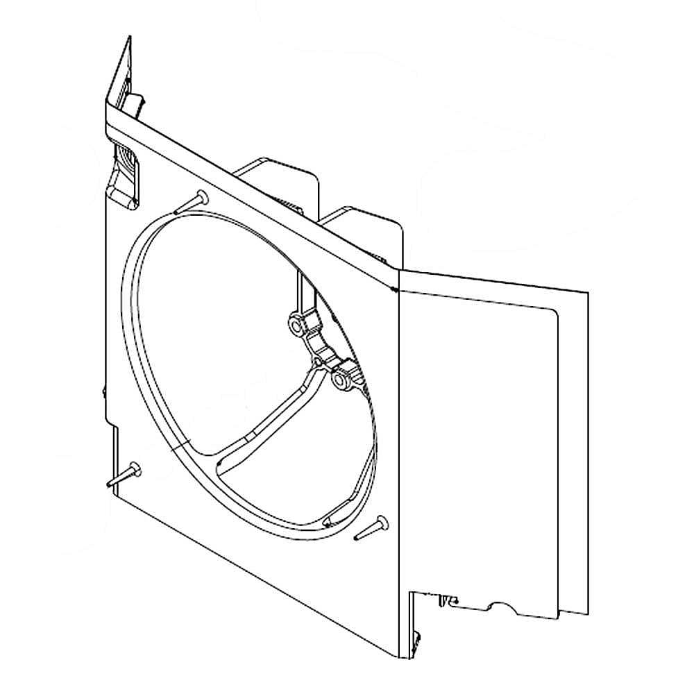 Part #wpw10406719, Refrigerator Shroud / 11.63 x 5.25 x 10.00