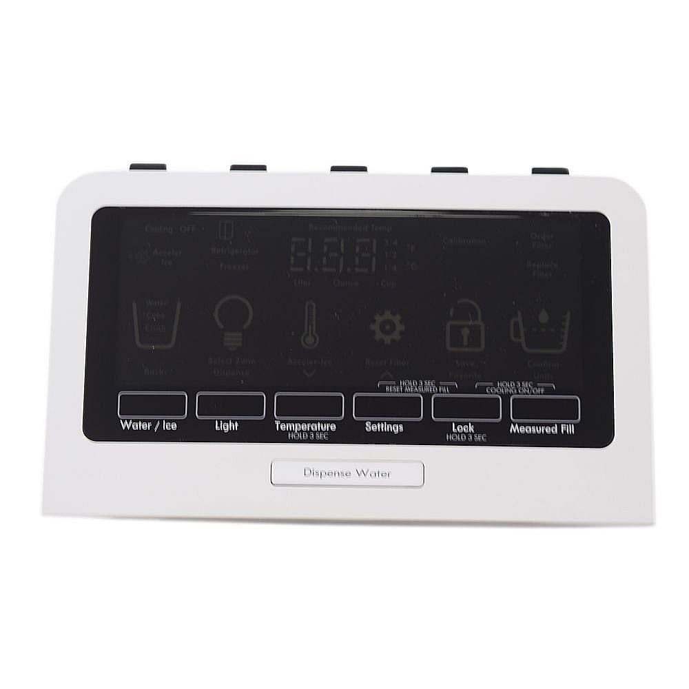 Part #wpw10418421, Refrigerator Dispenser Control Panel / 11.75 x 5.25 x 5.75