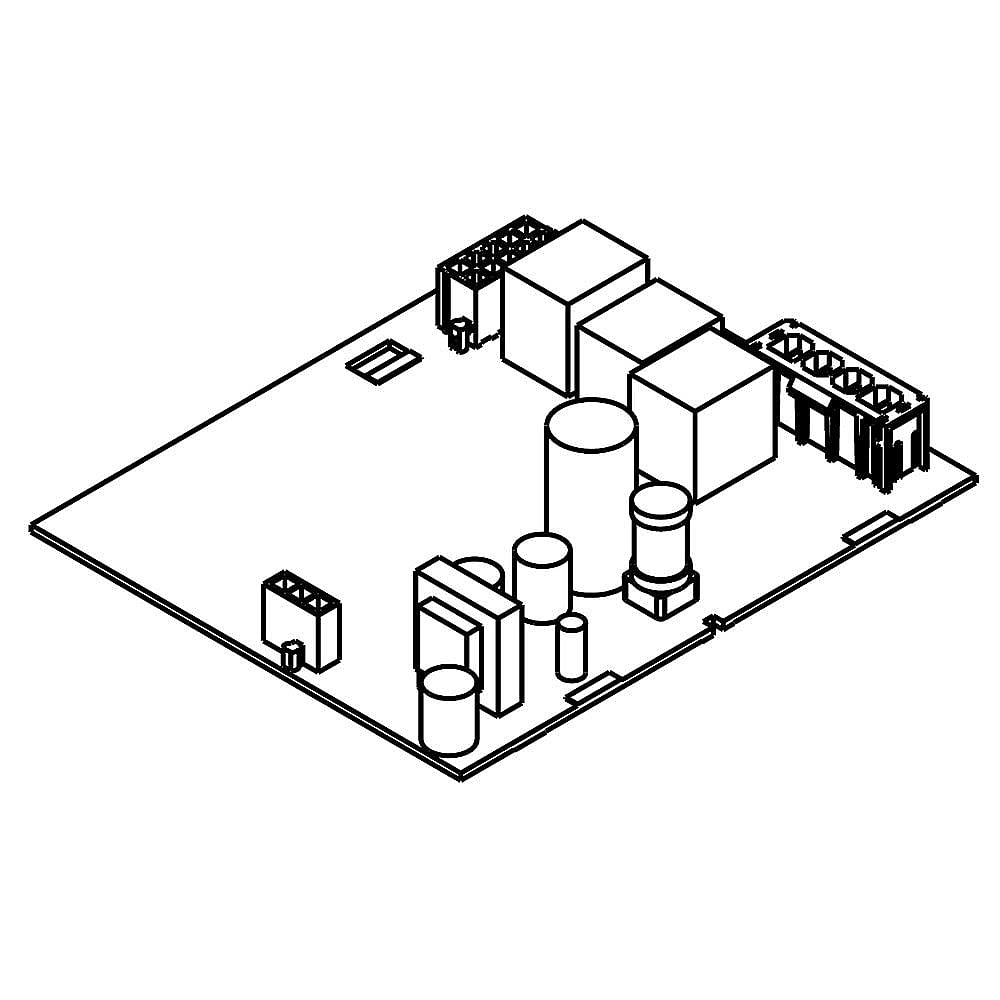 Photo of GE Part #wpw10453912, Refrigerator Electronic Control | 4.75 x 4.25 x 5.88 from Repair Parts Direct