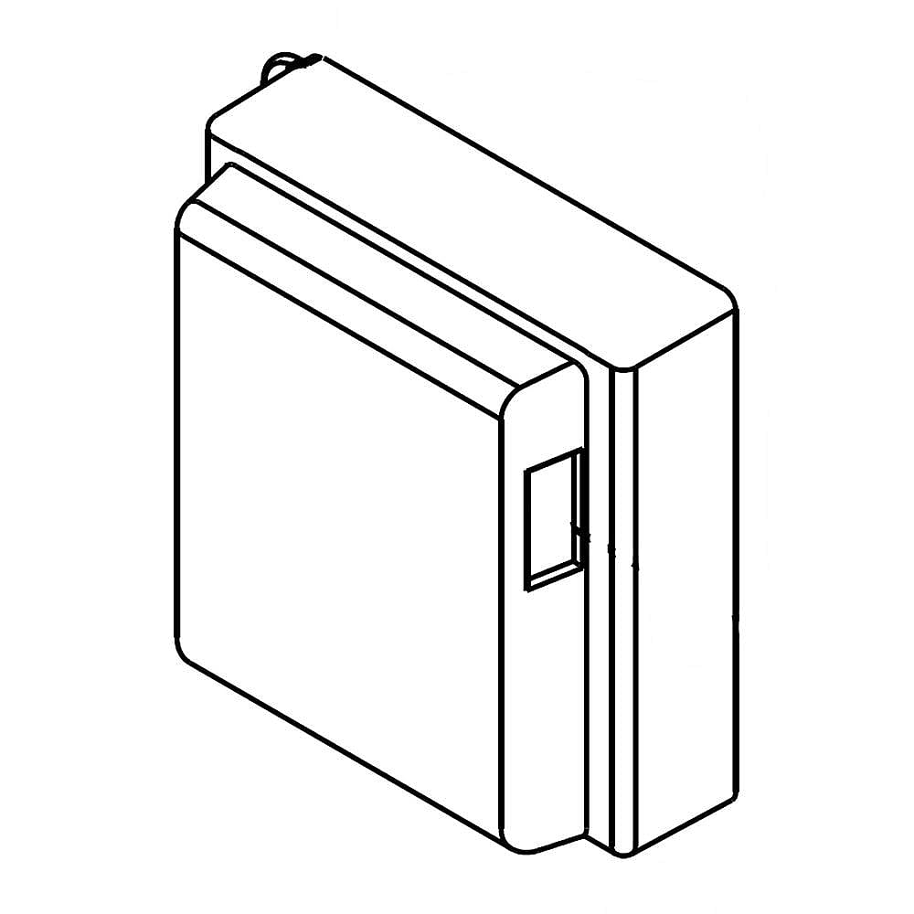 Part #wpw10460384, Refrigerator Front Cover / 5.00 x 4.50 x 2.10