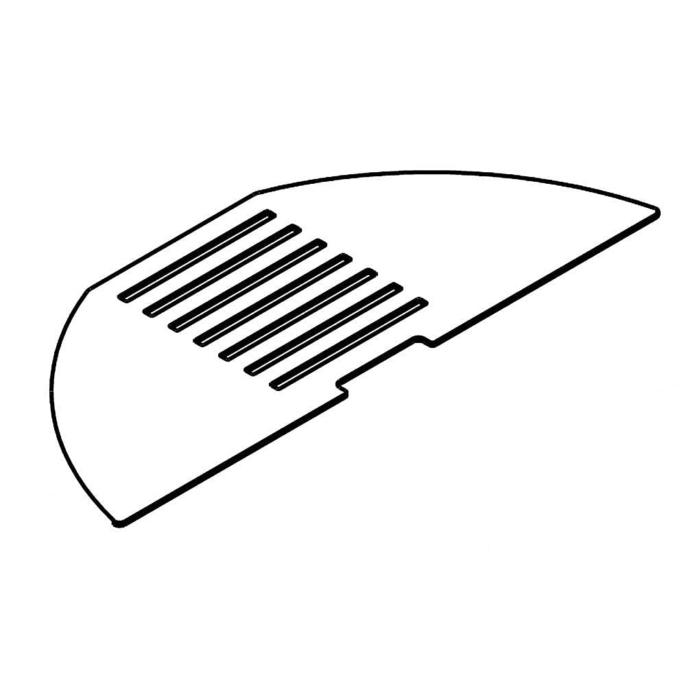 Part #wpw10469406, Refrigerator Dispenser Drip Tray / 8.25 x 4.00 x 0.12