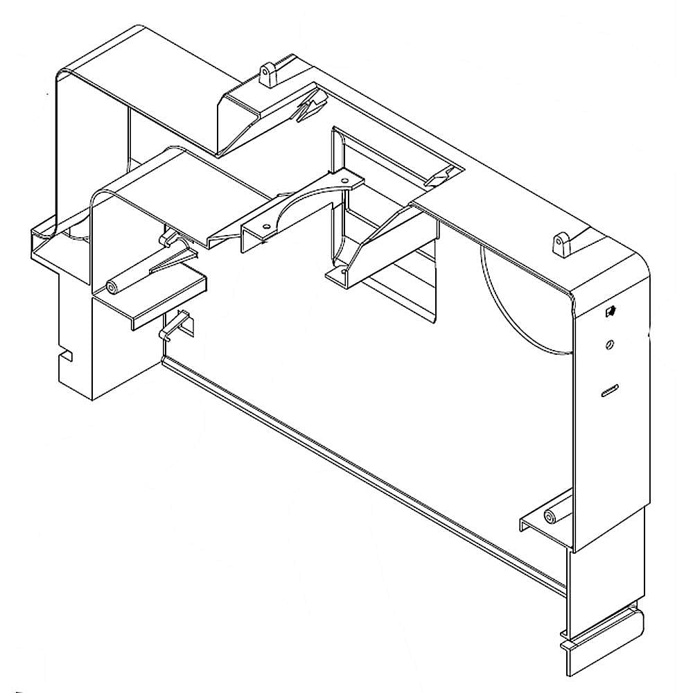 Part #wpw10469927, Refrigerator Housing / 14.17 x 4.79 x 23.45