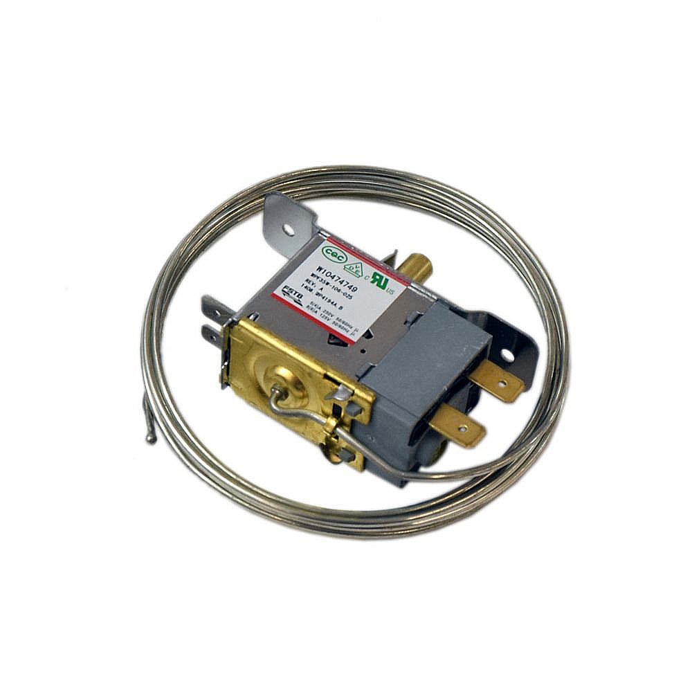 Part #wpw10474749, Freezer Temperature Control Thermostat / 4.51 x 4.73 x 3.65