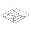Refrigerator Water System Cover for KitchenAid KFIS29BBWH02 - Part WPW10488685