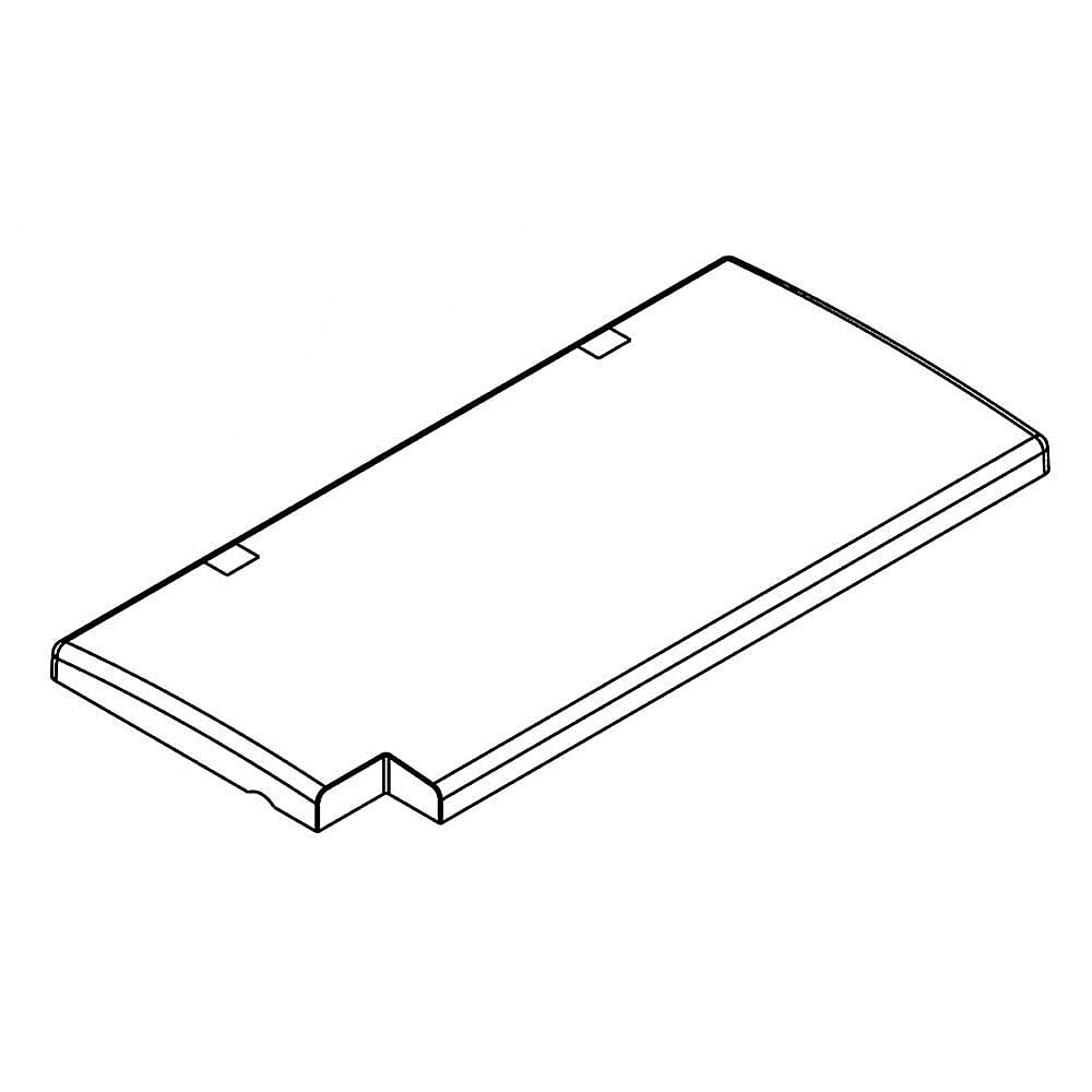 Photo of GE Part #wpw10504754, Refrigerator Ice Door | 16.25 x 5.62 x 0.25 from Repair Parts Direct