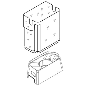 Refrigerator Ice Container Assembly WPW10519441